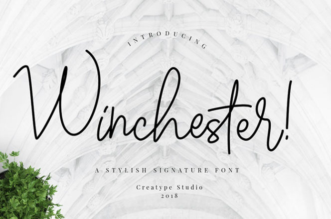 Winchester Signature Font