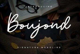 Boujond Script Font