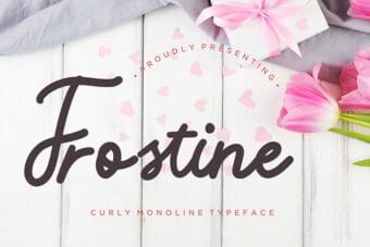 Frostine Script Font