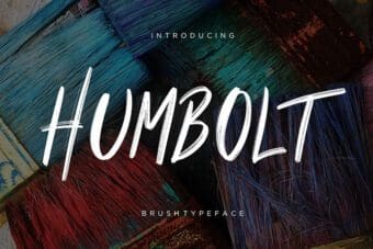 Humbolt Brush Font