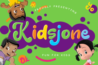 Kidsjone Display Font