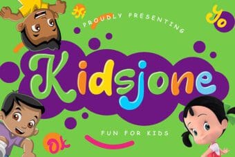 Kidsjone Display Font