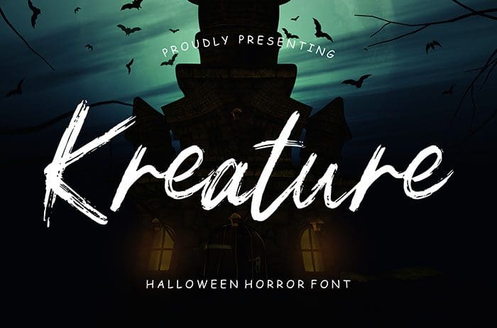 Kreature Brush Font
