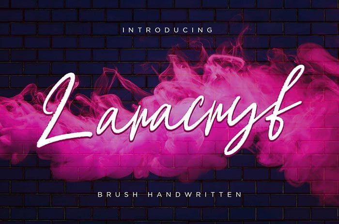 Laracryf Script Font