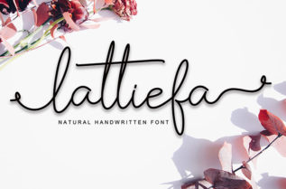 Lattiefa Script Font