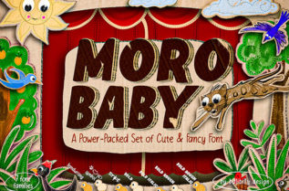 Moro Baby Display Font