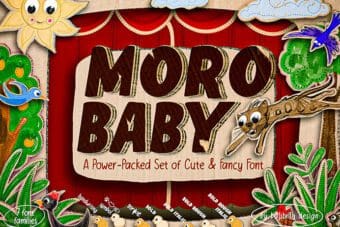Moro Baby Display Font
