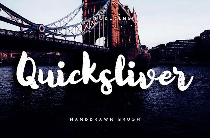 Quicksliver Script Font
