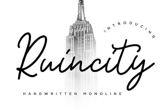 Ruincity Script Font
