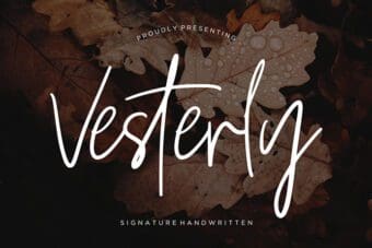 Vesterly Handwritten Font