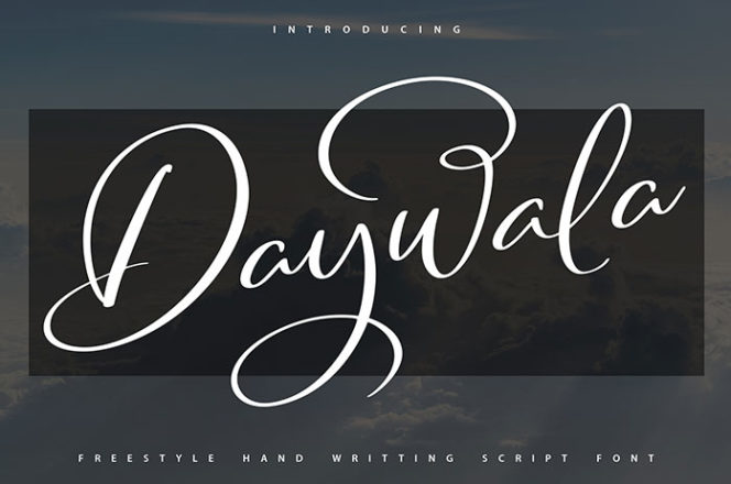 Daywala Script Font