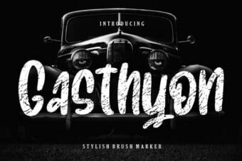 Gasthyon Brush Font