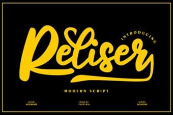 Reliser Script Font