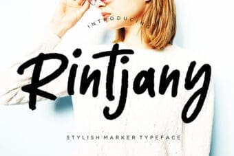 Rintjany Brush Font
