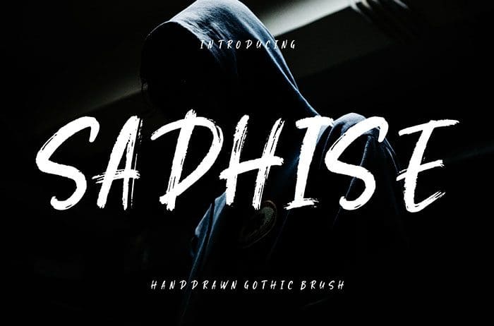 Sadhise Brush Font