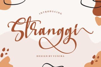 Stranggi Script Font