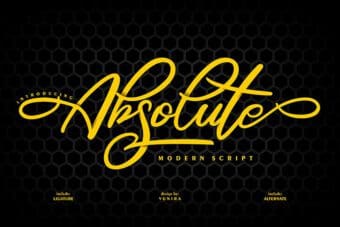 Absolute Script Font
