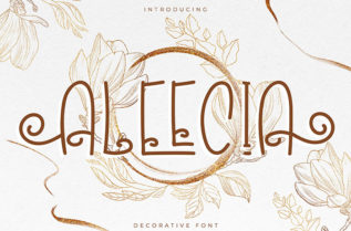 Aleecia Decorative Font