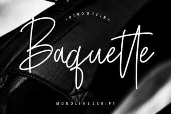Baquette Script Font