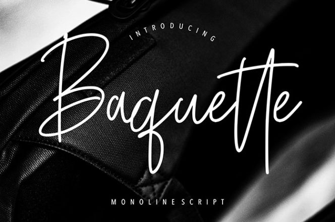 Baquette Script Font