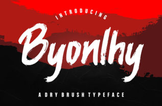 Byonlhy Brush Font