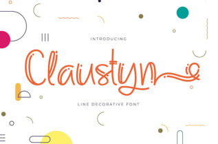 Claustyn Decorative Font