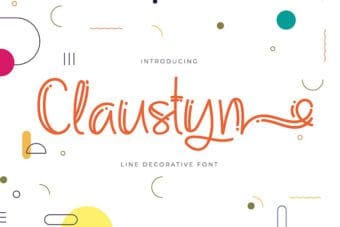 Claustyn Decorative Font