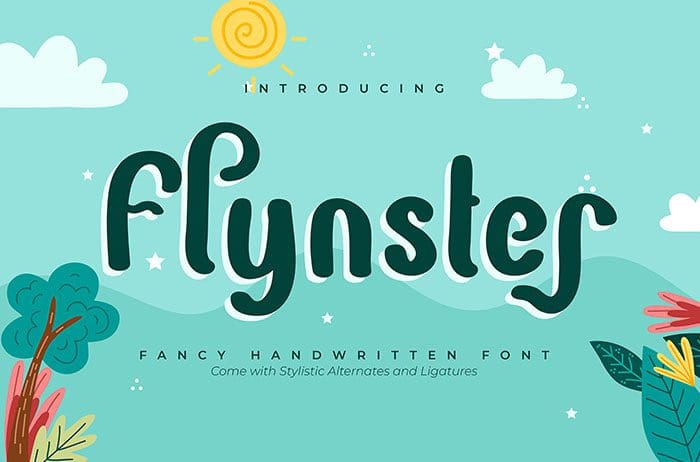 Flynster Handwritten Font