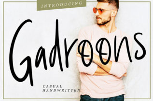 Gadroons Handwritten Font
