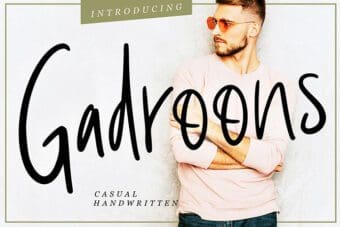 Gadroons Handwritten Font