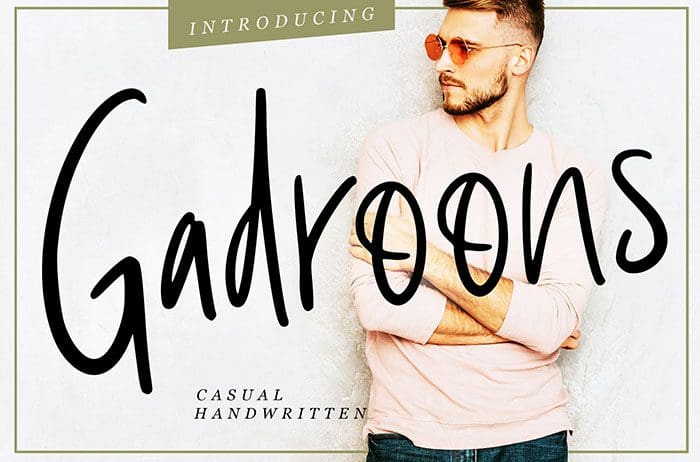 Gadroons Handwritten Font