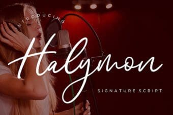 Halymon Script Font