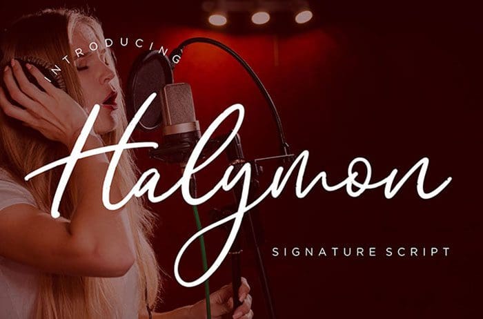 Halymon Script Font