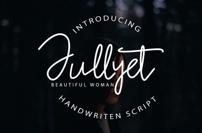 Jullyet Handwriten font