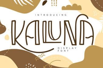 Kaluna Display Font