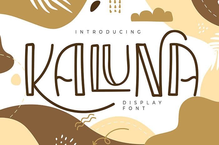 Kaluna Display Font