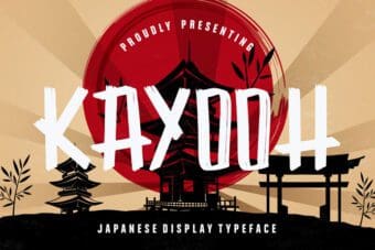 Kayooh Brush Font