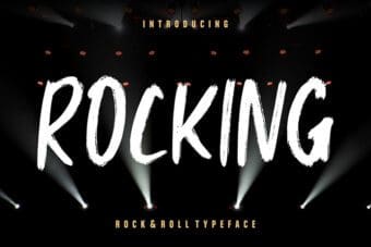 Rocking Brush Font