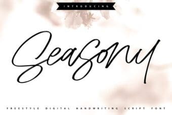 Seasony Free Script Font