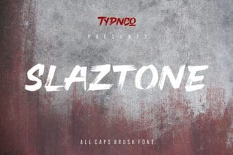 Slaztone Display Font