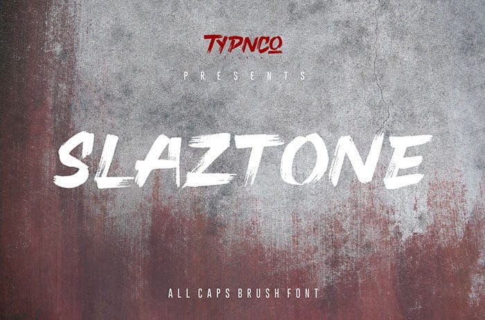 Slaztone Display Font