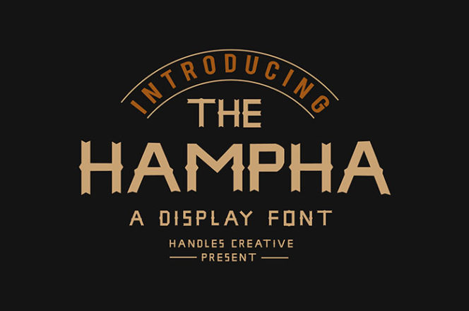 The Hampha Display Font