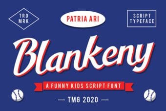Blankeny Script Font