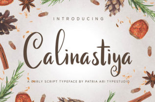 Calinastiya Display Font