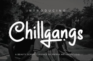 Chillgangs Display Font