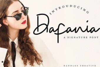 Dafania Signature Font
