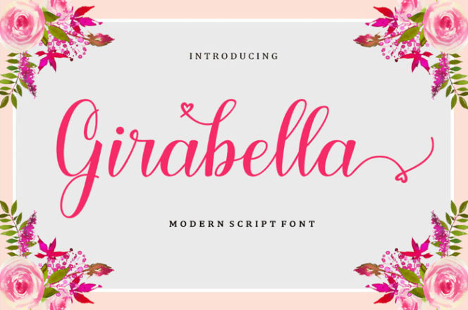 Girabella Script Font