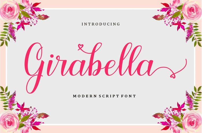 Girabella Script Font