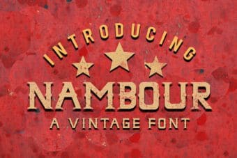 Nambour Display Font