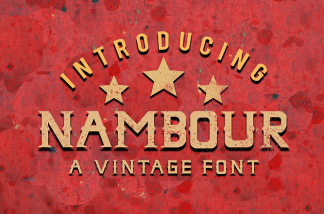 Nambour Display Font